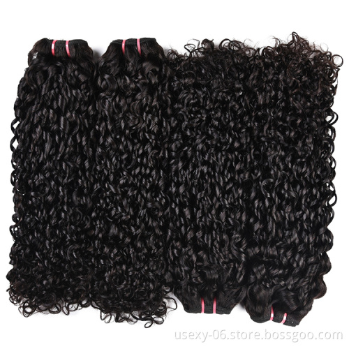 Wholesale weave vendors unprocessed raw brazilian bundles cuticle aligned human extension double drawn virgin hair